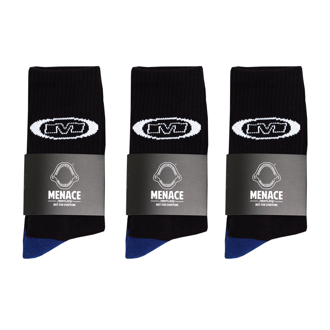 Mlogo Socks (blk/blue)