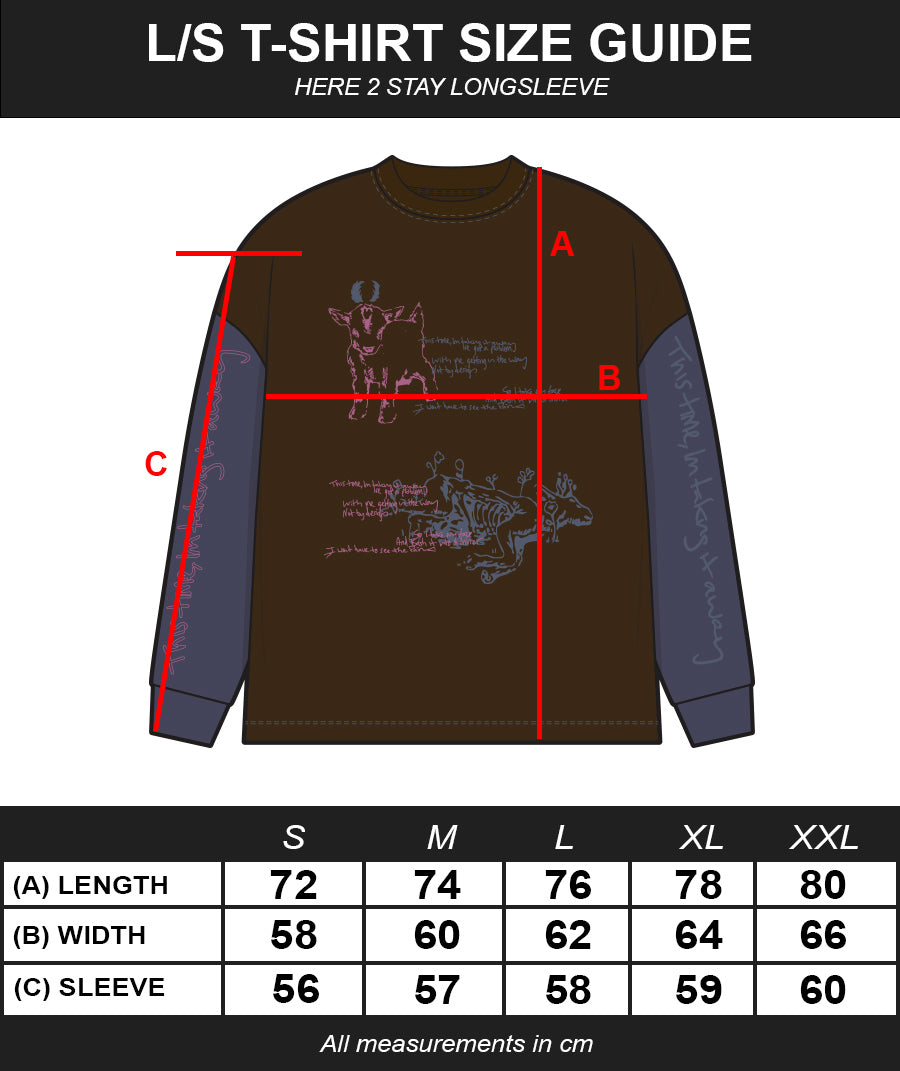 Here 2 Stay L/S Tee
