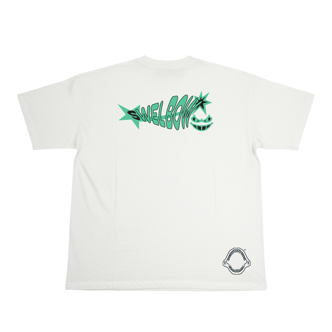Swelbow Sally Runs Tee (white)