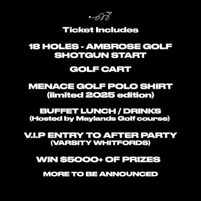 RSC GOLF TICKET 25