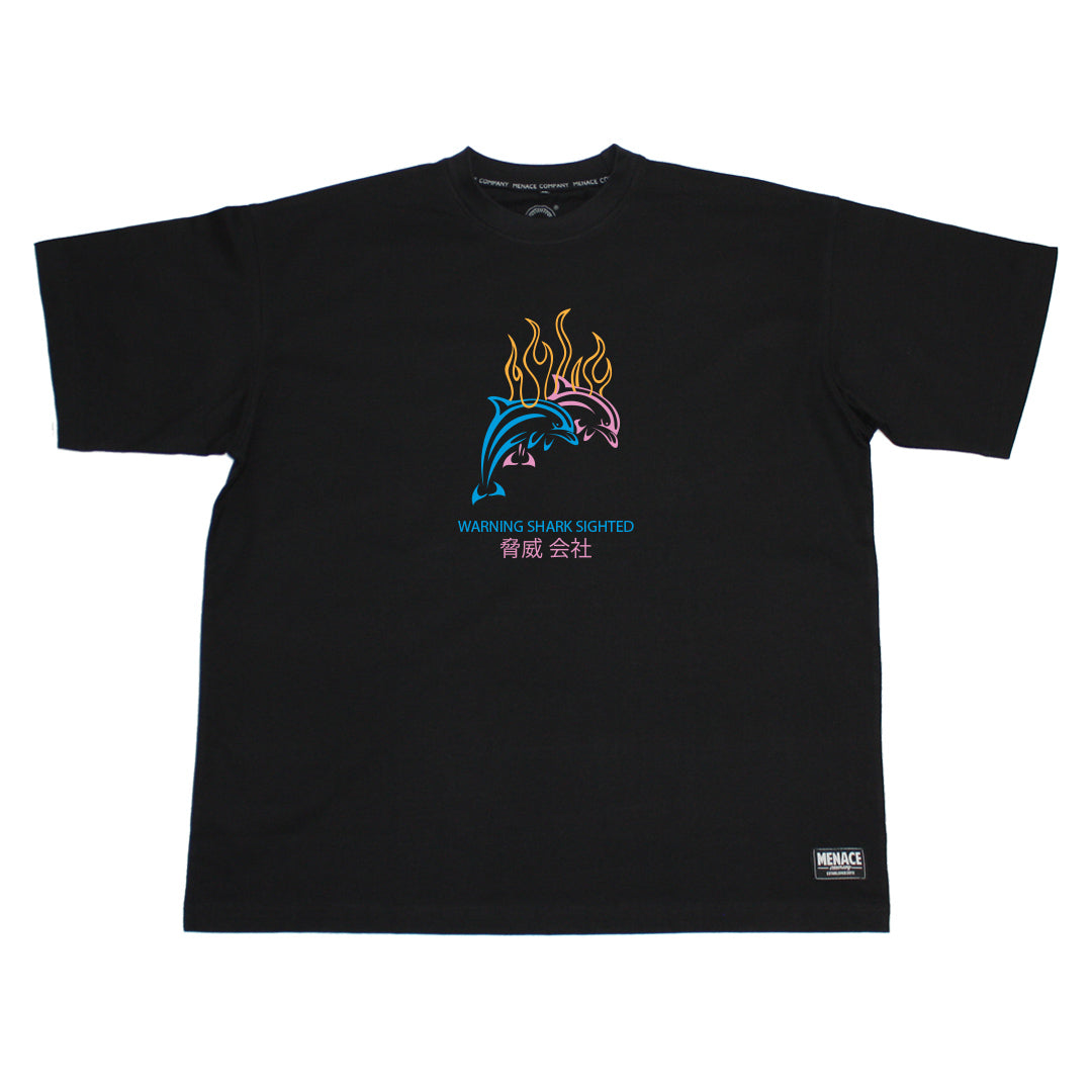 Flaming Dolphin - T-shirt